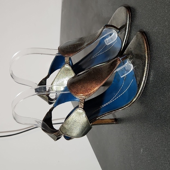 kate spade Shoes - Heeled Leather Thong Sandal Size 8 by Kate Spade